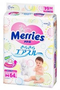 Изображение Мерис (Merries) подгузники M (6-11 кг)